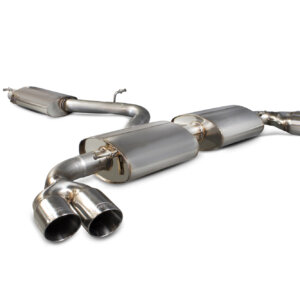 Scorpion resonated cat-back exhaust system for AUDI TT MK2 / AUDI TT S MK2