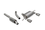 Scorpion resonated cat-back exhaust system for AUDI TT MK1