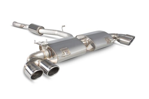 Scorpion Resonated cat-back system with electronic valves for AUDI S1