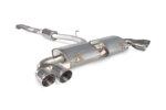 Scorpion Resonated cat-back system with no valves for AUDI S1