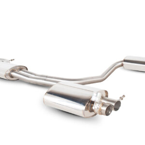 Scorpion Resonated half system inc active exhaust valve for AUDI RS4 B8 / AUDI RS5 B8