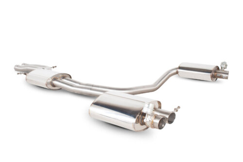 Scorpion Resonated half system inc active exhaust valve for AUDI RS4 B8 / AUDI RS5 B8