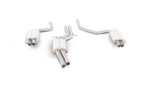 Scorpion Resonated half system inc active exhaust valve for AUDI RS4 B8 / AUDI RS5 B8