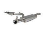 Scorpion Resonated cat-back system with valve for AUDI TT RS MK2