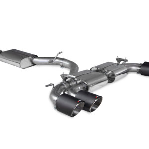 Scorpion Resonated cat/gpf back system & electronic valves for AUDI S3 8Y