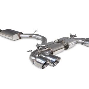 Scorpion Resonated cat/gpf back system & electronic valves for AUDI S3 8Y
