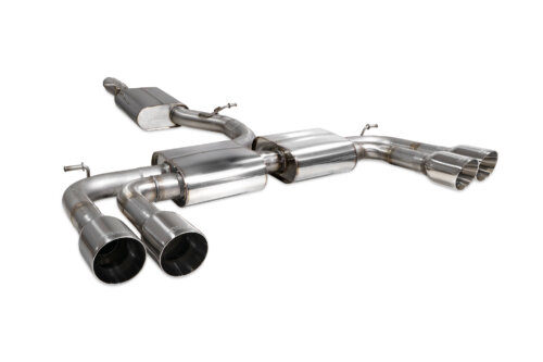 Scorpion Resonated Cat/GPF-back system without valves for AUDI S3 8V
