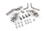 Scorpion Resonated half system with no valves for AUDI S6 C7 / AUDI S7 C7