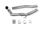 Scorpion De-cat turbo downpipe for AUDI S3 8Y / VOLKSWAGEN GOLF R MK8