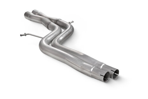Scorpion Original centre silencer delete with x-pipe for AUDI S4 B8 / AUDI S5 8T