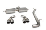 Scorpion non-resonated cat-back exhaust system for AUDI TT MK2 / AUDI TT S MK2