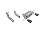 Scorpion non-resonated cat-back exhaust system for AUDI TT MK1