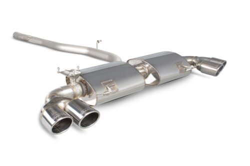 Scorpion Non-res cat-back system with electronic valves for AUDI S1