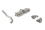 Scorpion Non-res cat-back system with electronic valves for AUDI S1