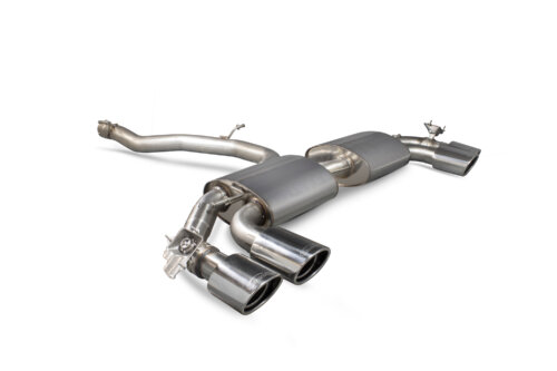 Scorpion Non-resonated cat-back system (with valves) for AUDI TT S MK3