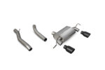 Scorpion non-resonated cat-back exhaust system for AUDI TT MK1