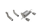 Scorpion non-resonated cat-back exhaust system for AUDI TT MK1