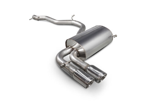 Scorpion non-resonated cat-back exhaust system for AUDI S3 8P