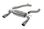 Scorpion Non-res cat-back system with electronic valves for AUDI TT MK3