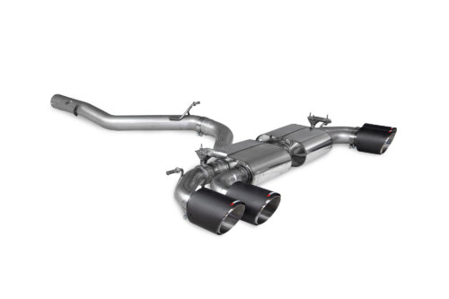 Scorpion Non-Resonated Cat/GPF-back system with elec valves for AUDI S3 8Y
