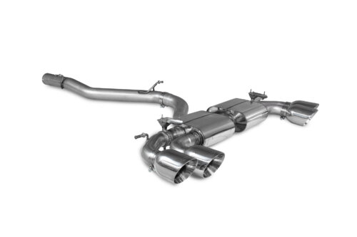 Scorpion Non-Resonated Cat/GPF-back system with elec valves for AUDI S3 8Y