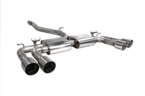 Scorpion Non-res cat/gpf-back system with valves for AUDI S3 8V