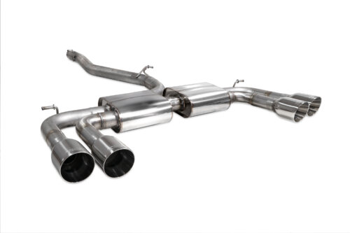 Scorpion Non-Resonated Cat/GPF-back system without valves for AUDI S3 8V