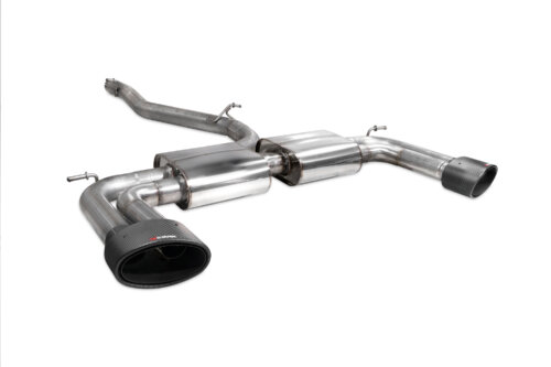 Scorpion Non-Resonated Cat/GPF-back system without valves for AUDI S3 8V