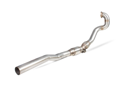 Scorpion downpipe with high-flow sports catalyst for AUDI S1