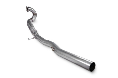 Scorpion downpipe with high-flow sports catalyst for AUDI S3 8Y / VOLKSWAGEN GOLF R MK8 / AUDI SQ2