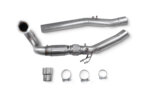 Scorpion downpipe with high-flow sports catalyst for AUDI S3 8Y / VOLKSWAGEN GOLF R MK8 / AUDI SQ2