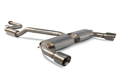 Scorpion 63.5mm/2.5 Resonated cat-back system for FORD FOCUS MK2