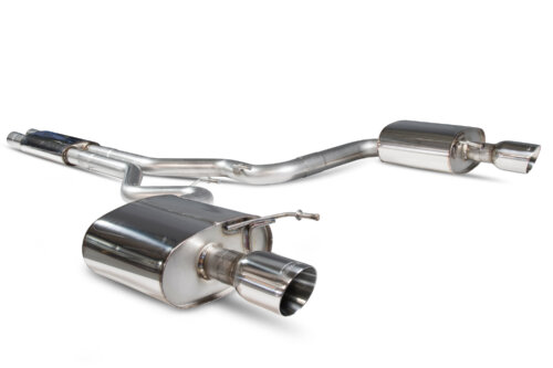 Scorpion resonated cat-back exhaust system for FORD MUSTANG