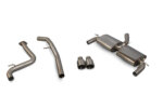 Scorpion 63.5mm/2.5 Non-resonated cat-back system for FORD FOCUS MK2