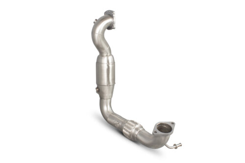 Scorpion downpipe with high-flow sports catalyst for FORD FIESTA
