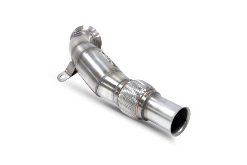 Scorpion downpipe with high-flow sports catalyst for FORD FIESTA MK8 / FORD PUMA MK2