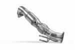 Scorpion downpipe with high-flow sports catalyst for FORD FOCUS MK4