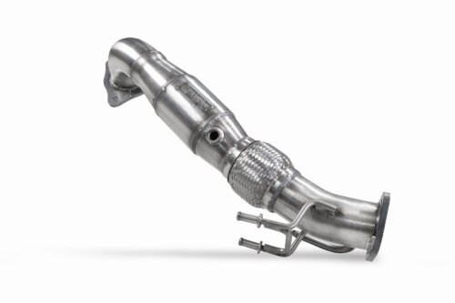 Scorpion downpipe with high-flow sports catalyst for FORD FOCUS MK4