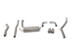Scorpion non-resonated cat-back exhaust system for ABARTH 500 / ABARTH 595 / ABARTH 695