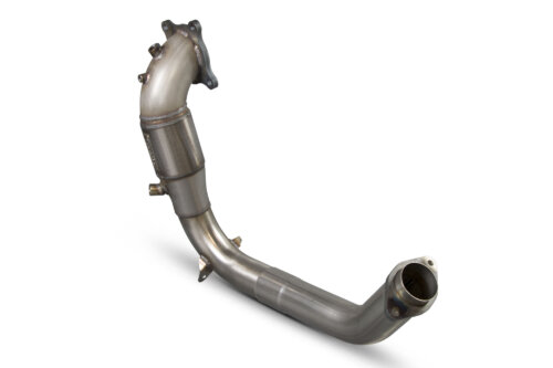 Scorpion downpipe with high-flow sports catalyst for HONDA CIVIC FK2