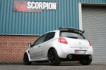 Scorpion resonated cat-back exhaust system for RENAULT CLIO MK3