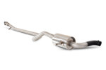 Scorpion non-resonated cat-back exhaust system for RENAULT MEGANE