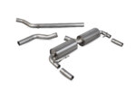Scorpion non-resonated cat-back exhaust system for RENAULT CLIO MK3