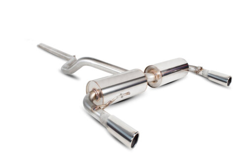 Scorpion non-resonated cat-back exhaust system for RENAULT CLIO MK3