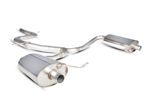 Scorpion non-resonated cat-back exhaust system for SKODA OCTAVIA