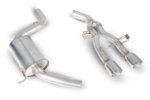 Scorpion non-resonated cat-back exhaust system for SEAT LEON