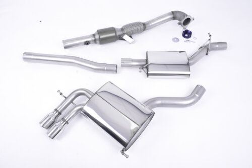 Milltek Turbo-back including Hi-Flow Sports Cat for AUDI A3