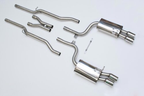 Milltek cat-back exhaust system for AUDI S4 B7