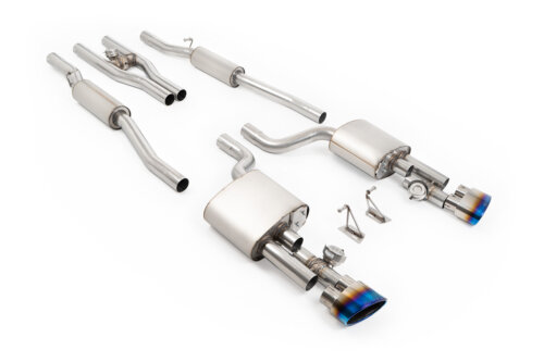 Milltek cat-back exhaust system for AUDI RS4 B7