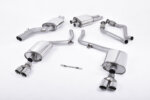 Milltek cat-back exhaust system for AUDI S5 B8